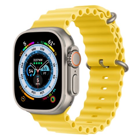 Apple Watch Ultra 49mm Yellow ocean band 
