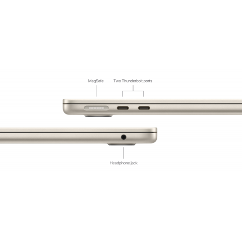 MacBook Air 13,6" M3 2024 8/512 Starlight (MRXU3)